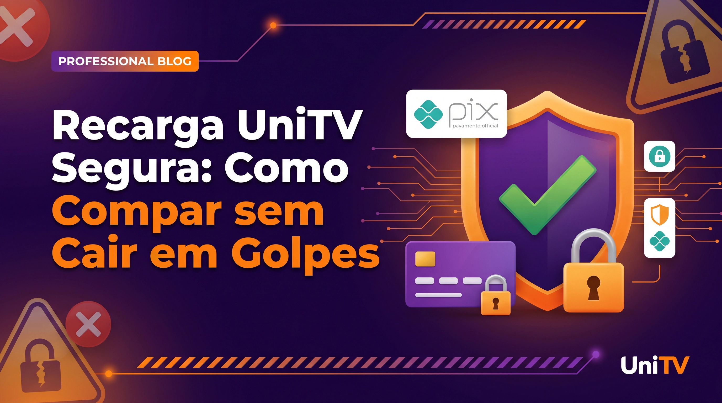 Recarga UniTV segura como comprar sem golpes